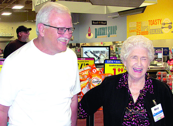 Mary Tennant Celebrates 65 Years Working at Moundsville Kroger
